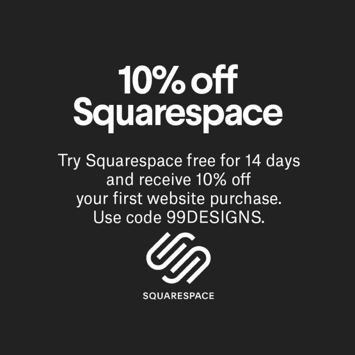 Squarespace 10% off coupon